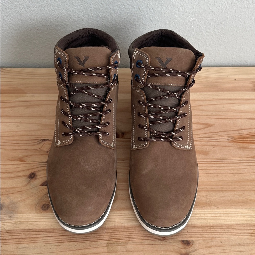 Territory Mens Ty Bridger Flat Heel Lace-Up Boots new